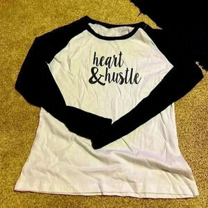 Heart and Hustle baseball tee